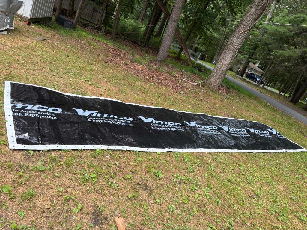 Vimco 6 ft. x 25 ft. Concrete Curing Blankets (R-Value 3.8) 105 units Used 4