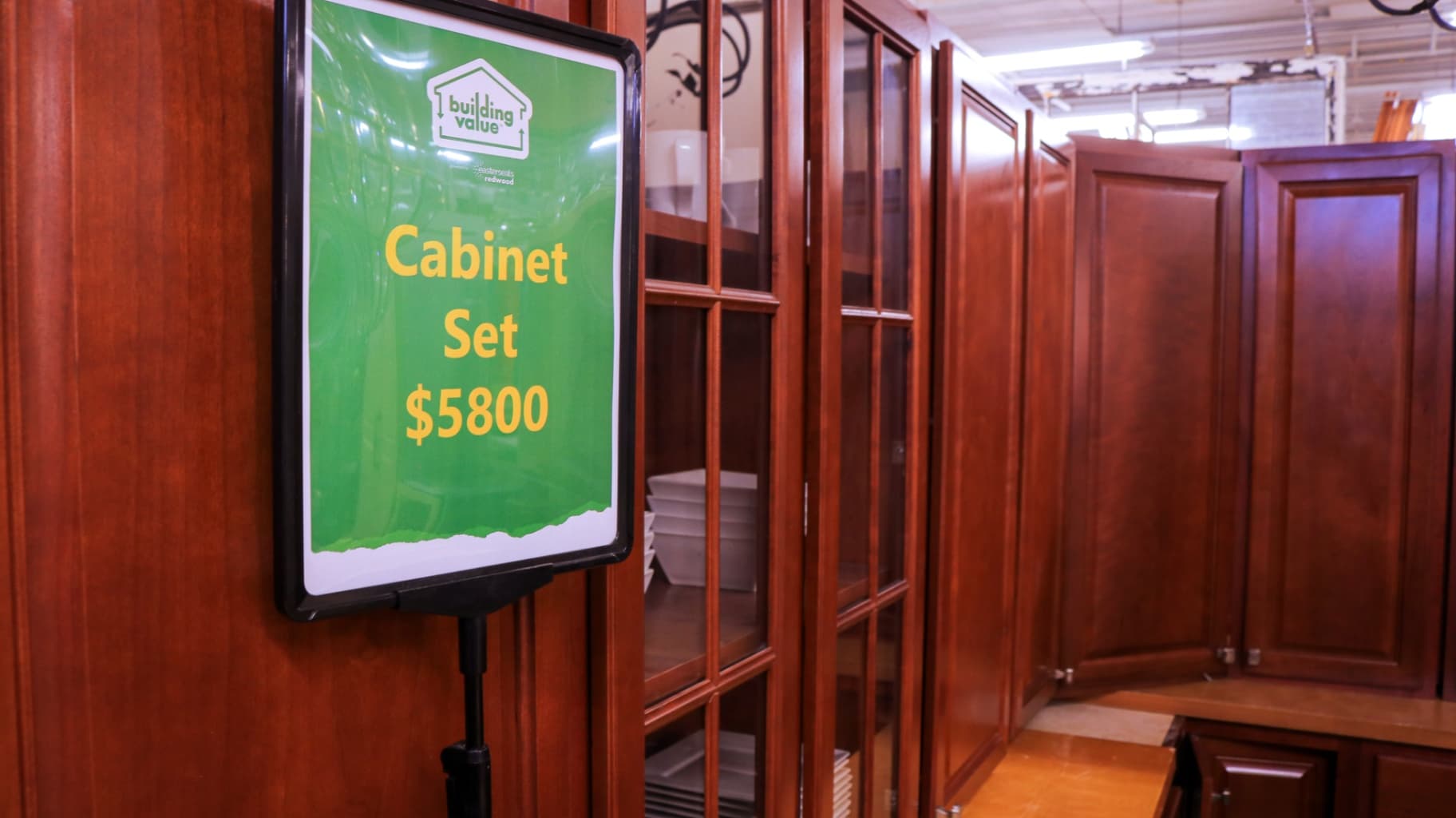 Solid Cherry Cabinet Set 2
